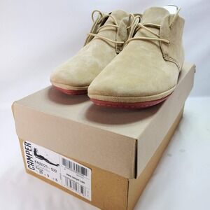 New Camper Womens Right Nina K400221 Boot Size 9 Beige Summer Botijo Ankle Lace